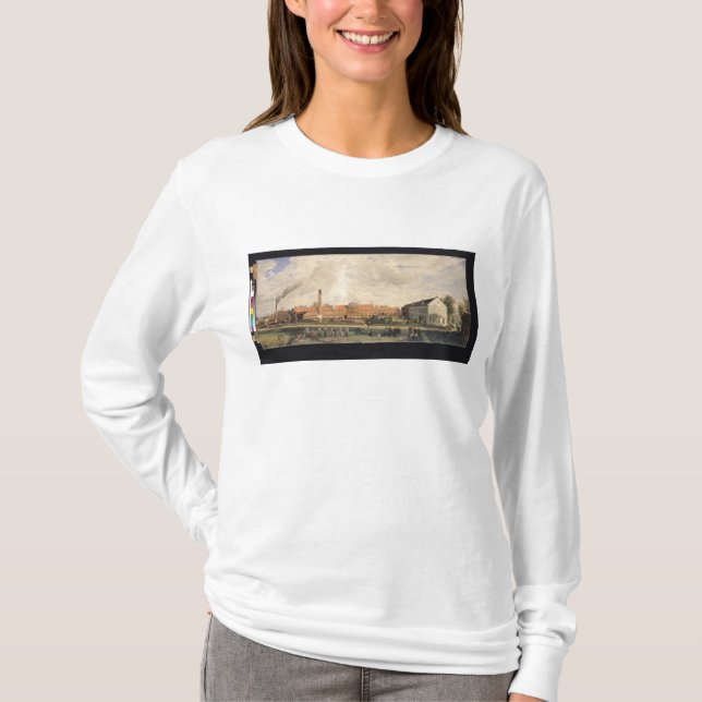 Ansicht einer Zuckerfabrik T-Shirt (Vorderseite)