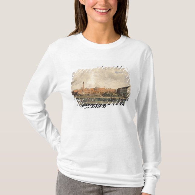 Ansicht einer Zuckerfabrik T-Shirt (Vorderseite)