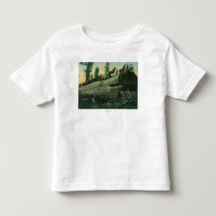 Ansicht eines aufzeichnenteams auf einem kleinkind t-shirt
