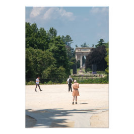 Ansicht eines Bogens Fotodruck