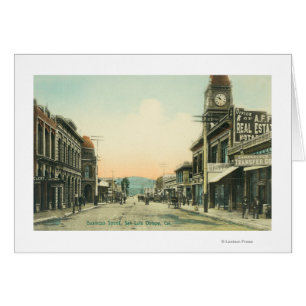 Ansicht eines Geschäfts StreetSan Luis Obispo, CA