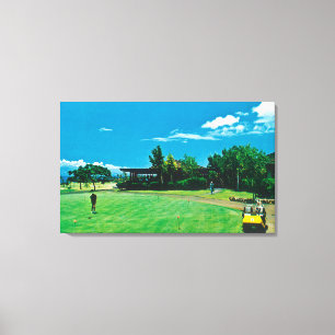 Ansicht eines Grüns am königlichen Kaanapali Gol Leinwanddruck