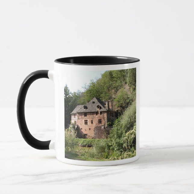 Ansicht eines Manorhauses (Foto) Tasse (Links)
