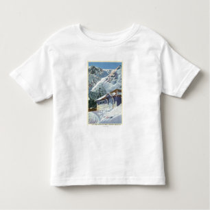 Ansicht eines US-Forstdienst-Ski-Schutz Kleinkind T-shirt
