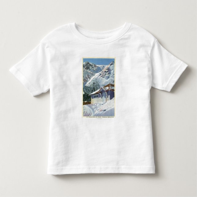 Ansicht eines US-Forstdienst-Ski-Schutz Kleinkind T-shirt (Vorderseite)