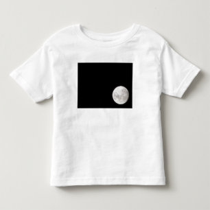 Ansicht eines Vollmonds, zeigt auch Mars Kleinkind T-shirt