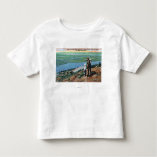 Ansicht eines Wildhüters und der Jungen, die West Kleinkind T-shirt