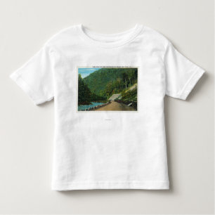 Ansicht entlang kalten Fluss der Oststeigung von Kleinkind T-shirt