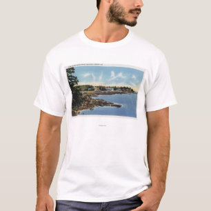 Ansicht entlang Ozean-Punkt, Häuser durch das Meer T-Shirt