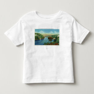 Ansicht französischen Königs Bridge über Kleinkind T-shirt
