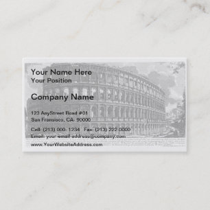 Ansicht Giovanni Piranesi- von Flavian Visitenkarte