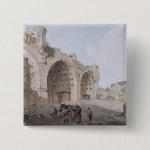 Ansicht in das römische Forum (der Tempel des Button