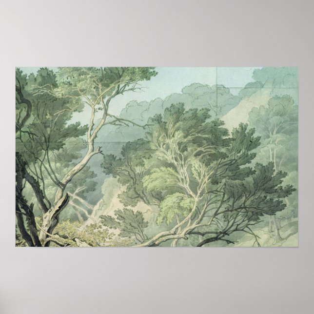 Ansicht in der Nähe von Fordlands, Exeter Poster (Vorne)