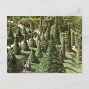 Ansicht in Mr. Hunnewell's Grounds, Wellesley, Mas Postkarte