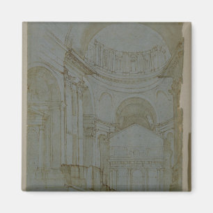 Ansicht in neuen St Peter in Rom Magnet