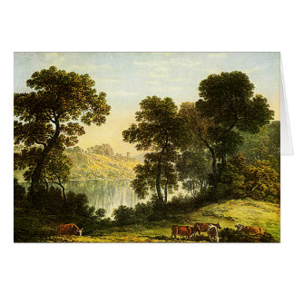 Ansicht in North Wales - Aquarellmalkarte