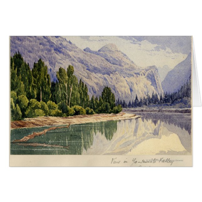 Ansicht in Yo-Semitetal Kalifornien (Vorderseite (Horizontal))