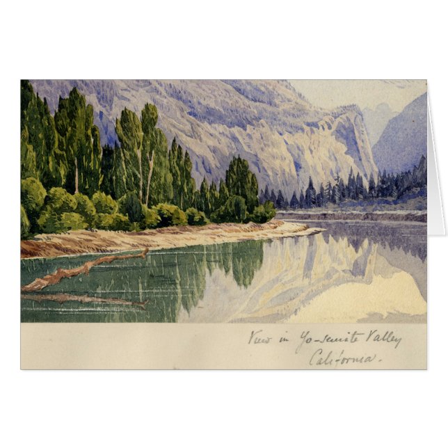 Ansicht in Yo-Semitetal Kalifornien (Vorderseite (Horizontal))