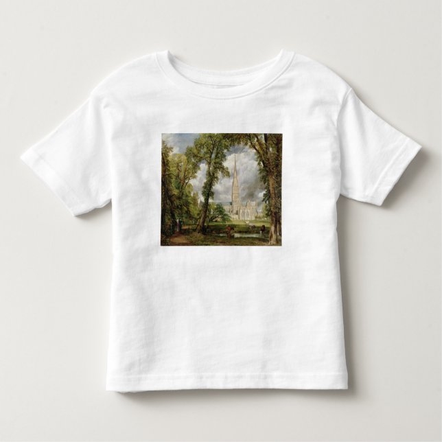 Ansicht John Constables | von Salisbury-Kathedrale Kleinkind T-shirt (Vorderseite)