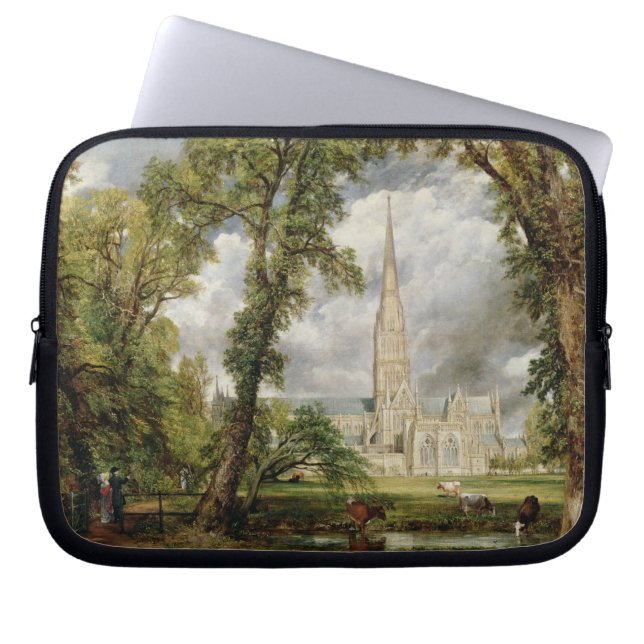 Ansicht John Constables | von Salisbury-Kathedrale Laptopschutzhülle (Vorderseite)