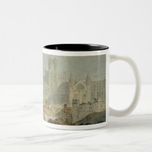 Ansicht Josephs Mallord William Turner von Ely Zweifarbige Tasse