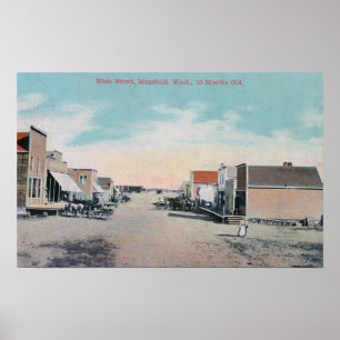 Ansicht Main StreetMansfield, WA Poster