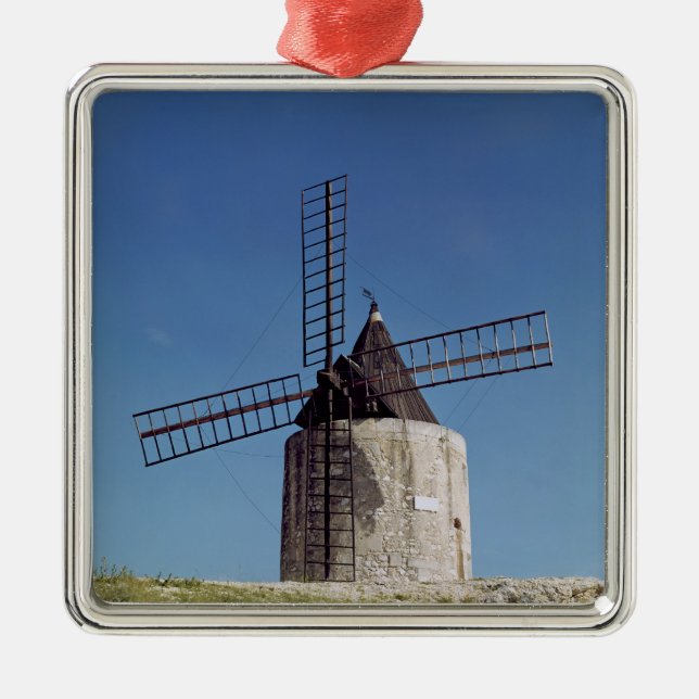Ansicht Moulin de Daudet Silbernes Ornament (Vorne)