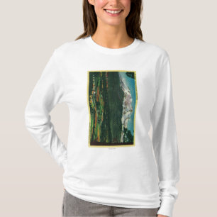 Ansicht Mt. Shasta von Shasta CityShasta, CA T-Shirt