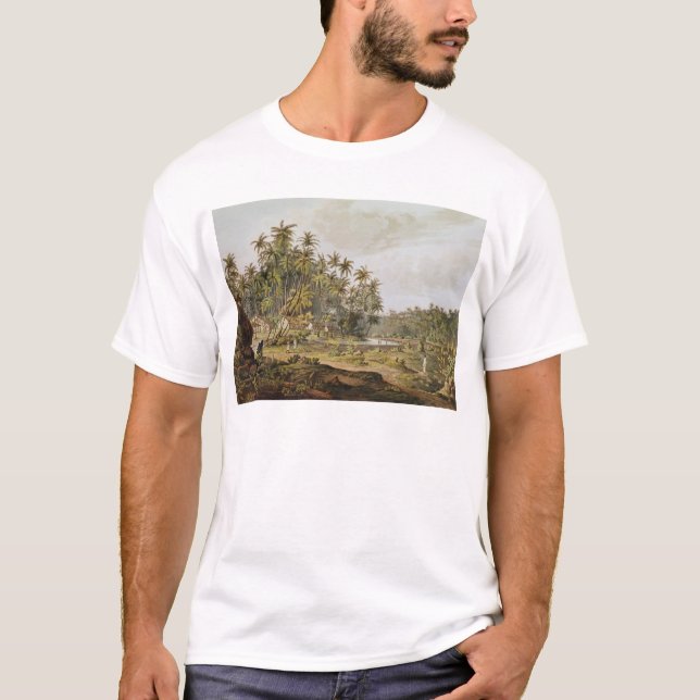 Ansicht nahe Punkt DU Galle, Ceylon T-Shirt (Vorderseite)