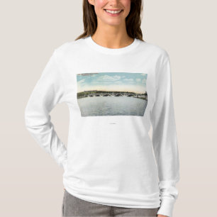 Ansicht neuer See Quinsigamond Brücke T-Shirt