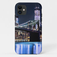 Ansicht New York der Brooklyn-Brückenreflexion
