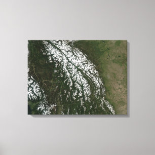 Ansicht Rocky Mountainss Leinwanddruck