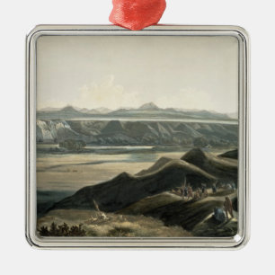 Ansicht Rocky Mountainss, überziehen 44 vom Silbernes Ornament