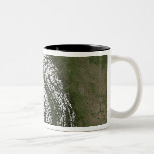 Ansicht Rocky Mountainss Zweifarbige Tasse