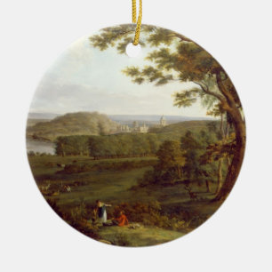 Ansicht T31507 von nordwestlich des Schlosses Keramik Ornament