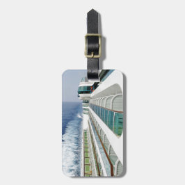 Ansicht über Balkon-Reihe Personalzied Gepäckanhänger