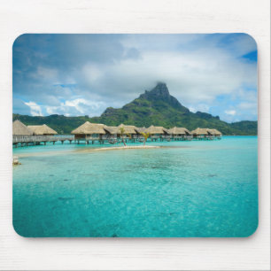 Ansicht über Bora Bora Insel mousepad