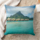 Ansicht über Bora Bora Insel-Wurfskissen Kissen (Blanket)