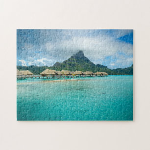Ansicht über Bora Bora Puzzlen Insel Puzzle