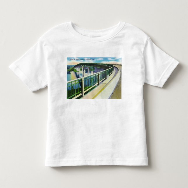Ansicht über den Connecticut River Kleinkind T-shirt (Vorderseite)