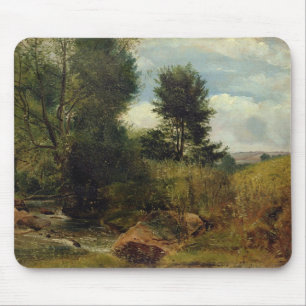 Ansicht über den Fluss SID, nahe Sidmouth, c.1852 Mousepad