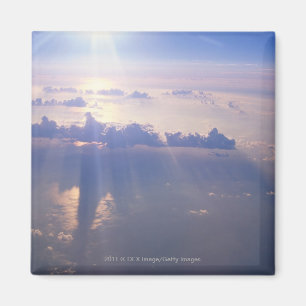 Ansicht über dichte Wolke Magnet