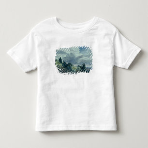 Ansicht über eine breite Landschaft, mit Bäumen Kleinkind T-shirt