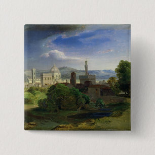Ansicht über Florenz, c.1829 Button