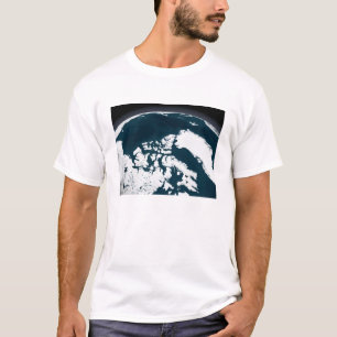 Ansicht über Grönland und den Nordpolarmeer T-Shirt