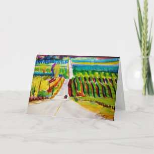 "Ansicht über Lewis-Hügel " Karte