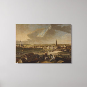 Ansicht über Potsdam von Brauhausberg, 1772 Leinwanddruck