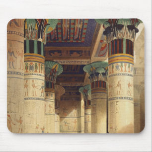 Ansicht unter den großartigen Portico, Philae Mousepad