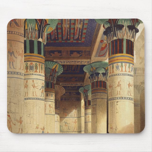 Ansicht unter den großartigen Portico, Philae Mousepad (Vorne)