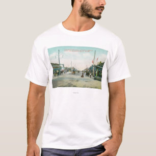 Ansicht Vans Ness Avenue ein Jahr nach dem Feuer T-Shirt